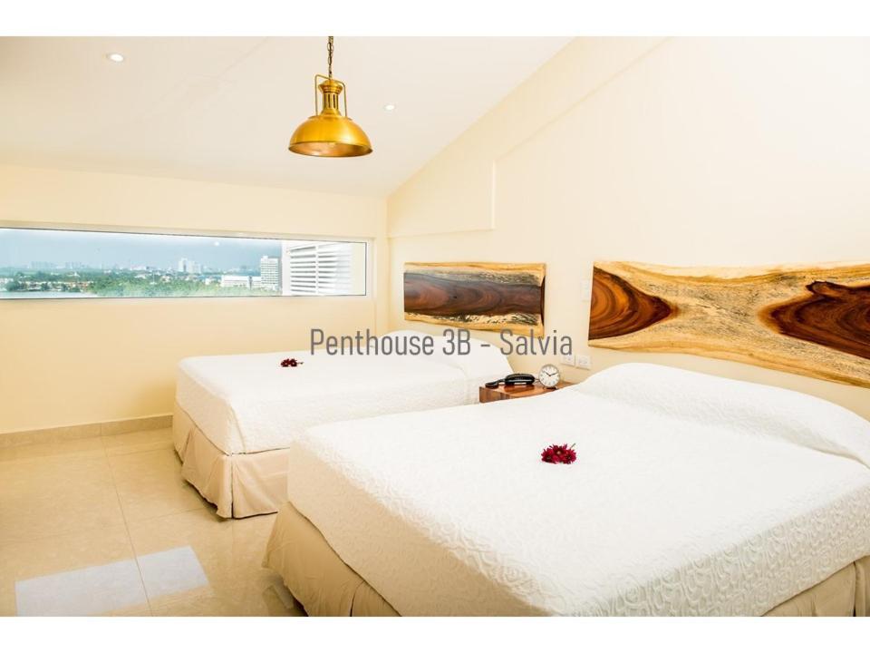 2 Story Oceanfront Penthouses On Cancun Beach! Kültér fotó