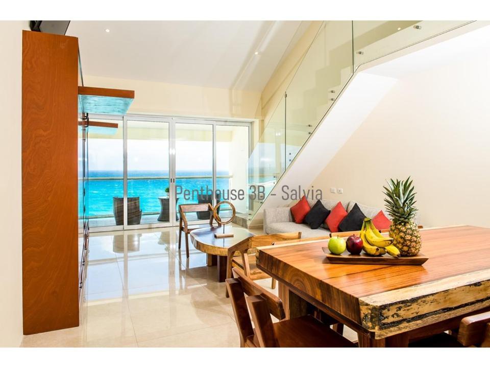 2 Story Oceanfront Penthouses On Cancun Beach! Kültér fotó