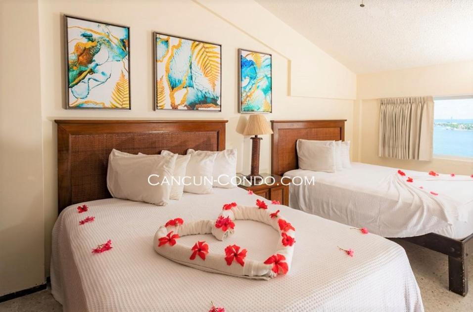 2 Story Oceanfront Penthouses On Cancun Beach! Kültér fotó