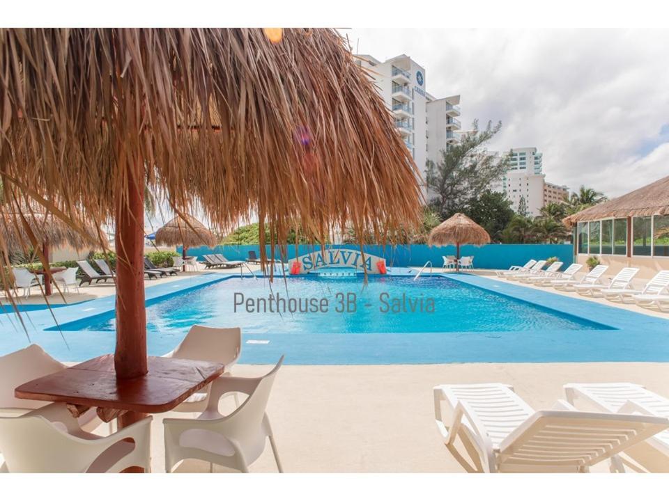 2 Story Oceanfront Penthouses On Cancun Beach! Kültér fotó