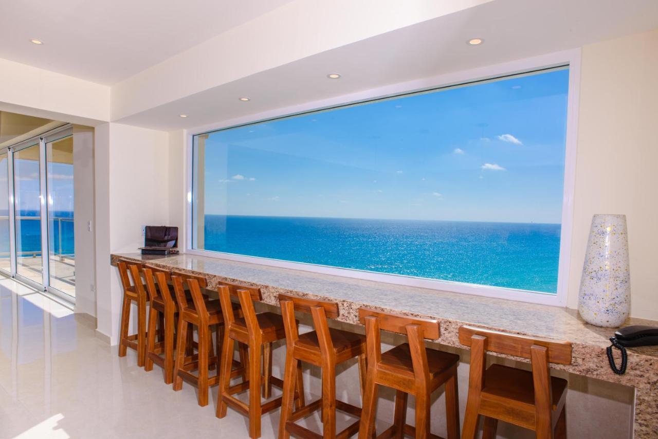 2 Story Oceanfront Penthouses On Cancun Beach! Kültér fotó