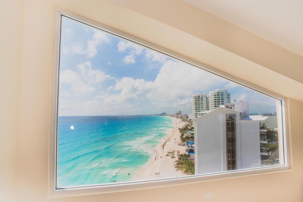 2 Story Oceanfront Penthouses On Cancun Beach! Kültér fotó