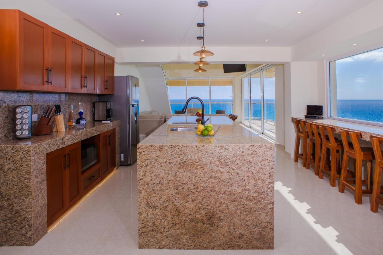 2 Story Oceanfront Penthouses On Cancun Beach! Kültér fotó