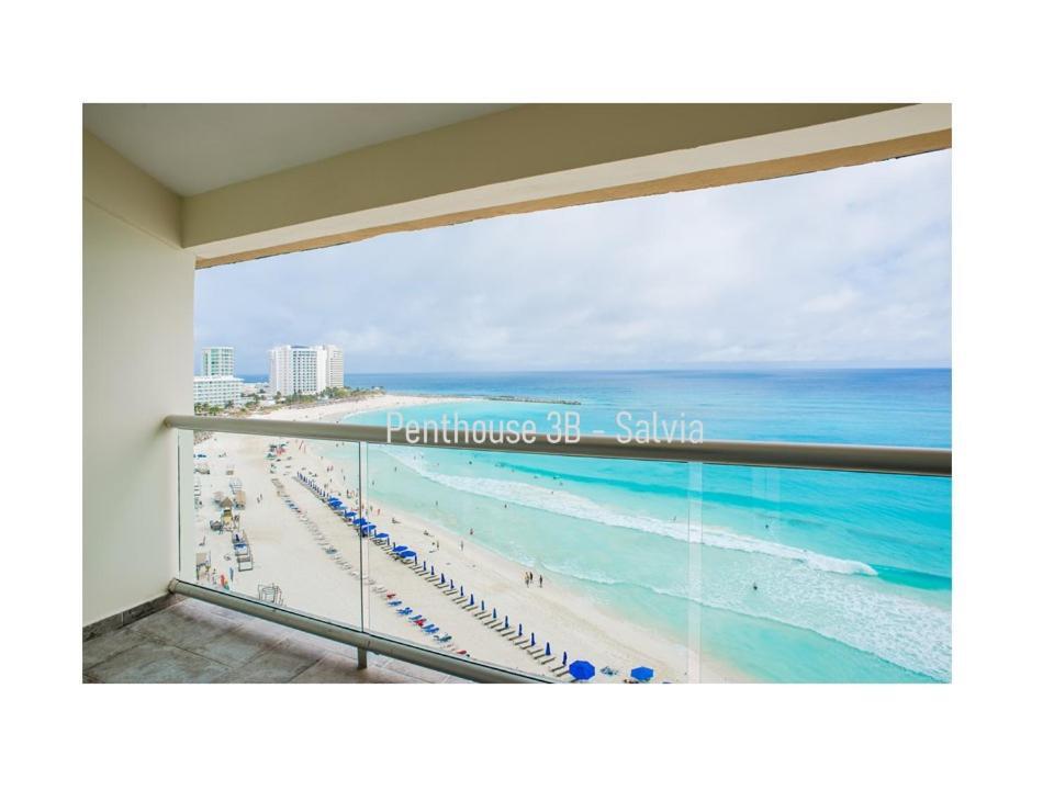 2 Story Oceanfront Penthouses On Cancun Beach! Kültér fotó